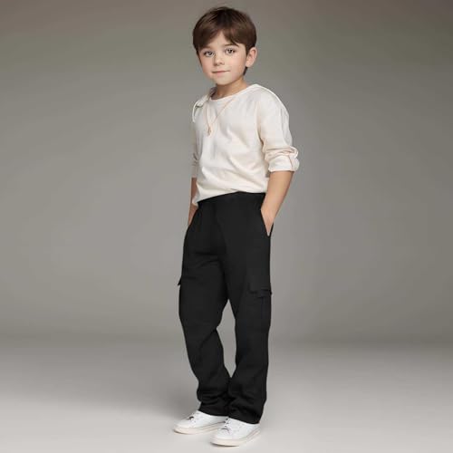 Boys Casual Sports Drawstring Sweatpants Comfortable Activewear for Kids Lightweight Joggers Ideal for Outdoor3
