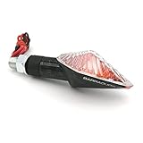  Par de intermitentes Mini Viper Carbon Look homologados universales Barracuda moto