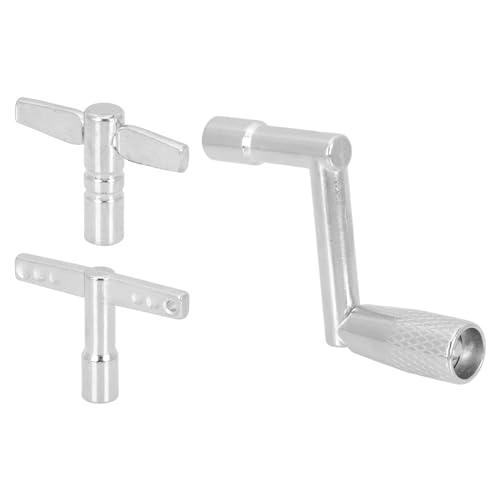 FUNOMOCYA 3Pcs Drum Tuning Keys Set Drum Adjustment Tools Drum Regulator for Snare Conga and Electric Drums Durable Practical Accessories for Drummers