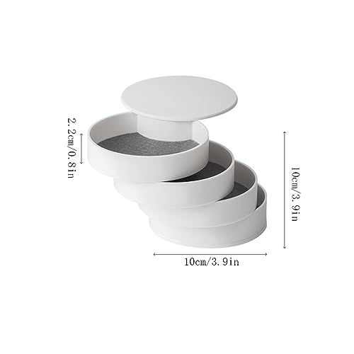 Joyero moderno minimalista contra enredos de collares y soporte para pendientes 3