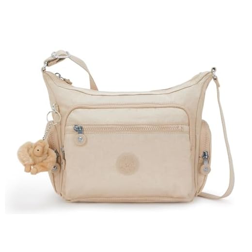 Kipling GABBIE S Borsa a tracolla piccola, Inviting Grey (Grigio)
