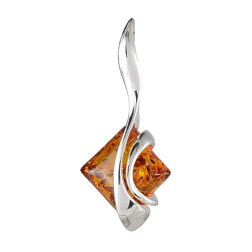 HolidayGiftShops Ciondolo in Argento Sterling e Ambra baltica Betania