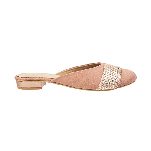 Image of Metro Women's Ethnic Weave Detail Fashion Heel Sandals