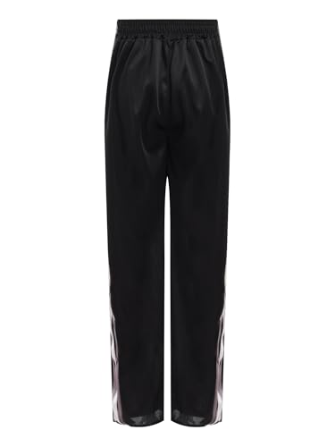 FEESHOW Kids Boys Girls Tear Away Basketball Pants Side Split Button Post Surgery Trousers with Pockets3