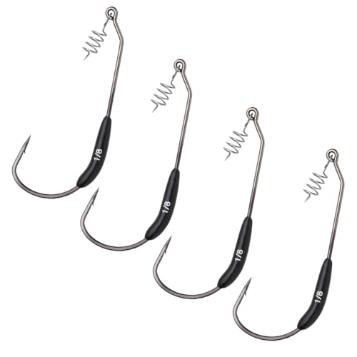 Hameçon lesté VMC Drop Dead Nickel Noir 4/0 pour pêche aux leurres