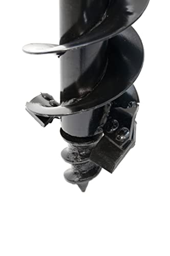 Tool Tuff Model 400 3-Point Tractor Post Hole Digger with 6\" and 9\" Standard Duty Auger for Compact/Sub-Compact/Cat 0 Tractors