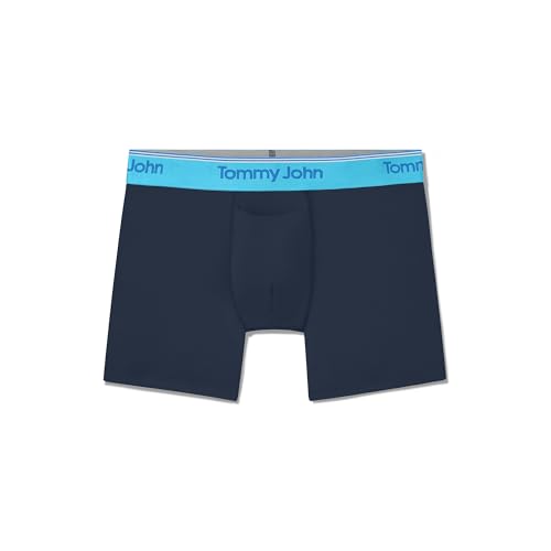 Image of Tommy John Men's Trunk 4 inch Underwear, Second Skin Boxers with Supportive Contour Pouch, Soft, Breathable Stretch Fabric Boxers