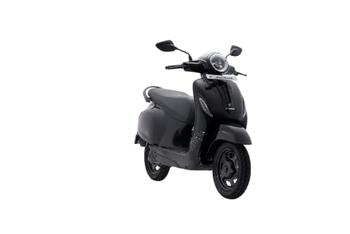 Image of Chetak C3001 by Bajaj Auto High Speed Electric Scooter with charger - Brooklyn Black - Ex-Showroom