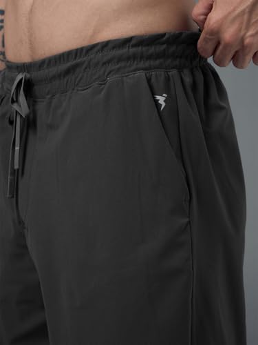 Image of TECHNOSPORT Men's Regular Fit Solid Sports Shorts with Duracool+ for Running, Training & Workout Wear