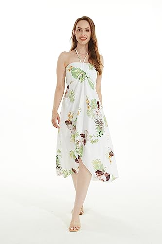 Image of Matchable Couple Hawaiian Shirt or Dress Signature Prints Pineapple | Sold Individually; Matchable Couple Collection; Soft Comfortable Fabric; Signature Tropical Prints; Vacation Ready