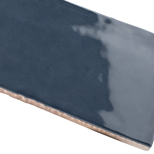 SomerTile Castillo Denim 3" x 6" Ceramic Subway Wall Tile - Image 5