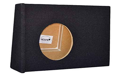 Soundbox Silverado/Sierra Crew Cab 2008-2013 Single 10" Subwoofer Enclosure Sub Box #TOP1