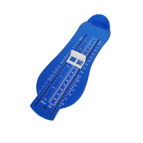 auxlihi Kids Foot Measuring Device Shoe Sizer for Infants and Children Accurate Foot Length Measurement Tool (Blue)