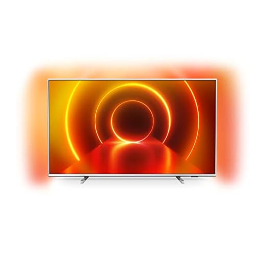 Televisor 4K UHD Ambilight Philips 43PUS7855/12 de 43 pulgadas (P5 Perfect Picture Engine, Asistente Alexa integrada, Smart TV, Función de control por voz), Color plata claro (modelo de 2020/2021)
