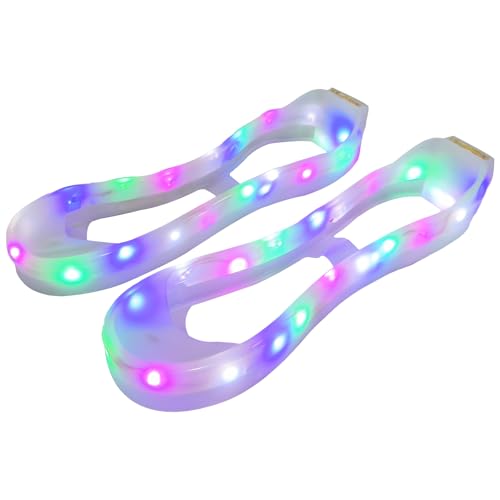 Unisex Luminous Shoes Covers LED Shoe Lights for Men Women Light Up Glow Sneaker Accessories for Safety Night Running Walking Jogging