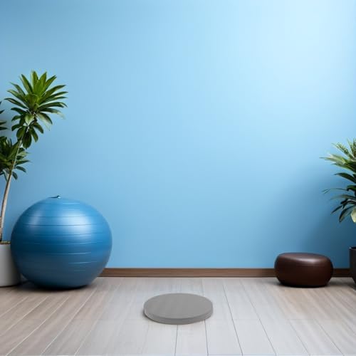 Alfombrilla redonda para yoga en casa Healvian para arrodillarse cómodamente en fitness 6