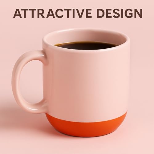 Image of Clay Craft Modern Matte Coffee Mug Set of 2, 300 ml | Fine Ceramic Tea, Coffee & Milk Mugs | Elegant & Durable Drinkware | Microwave & Dishwasher Safe | Minimalist Home, Office & Gift Collection