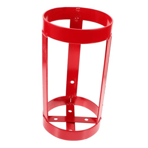 KONTONTY Fire Extinguisher Bracket Fire Extinguisher Mount Fire Extinguisher Retainer Fire Extinguisher Hook Fire Extinguisher Holders Fire Extinguisher Wall Bracket Hooks Iron Red