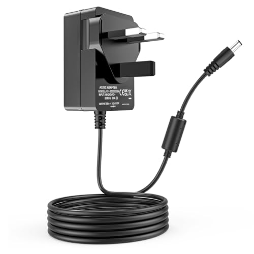 TKDY 5V 3A AC Power Adapter for Record Player Speaker,Compatible with Wockoder, Crosley, Victrola Record Player(Not for 6V/9V/12V)