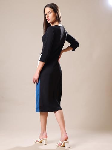 Image of PURVAJA Women's Bodycon Knee Length Dress(Lucy-342-348)