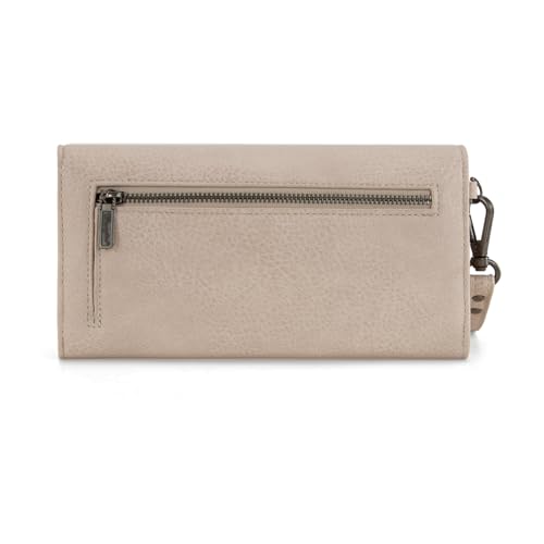 Image of Montana West X Wrangler Woman Wallet Large Wristlet Women's Wallets, Card Cases & Money Organizers Trifold Wristlet Wallet with Coin Purse and Rfid Lining