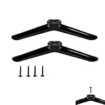 2 Pcs TV Legs,Replacement Stand for Samsung TV,Universal TVs Stand Base Pedestal Feet Kit Non-Slip Black Desktop Television Leg Replacement with Screws Easy to Install Compatible with Lg/Sharp/Hisense