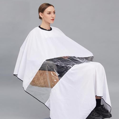 Capa para corte de cabello MAGICLULU con ventana blanca miniatura 7