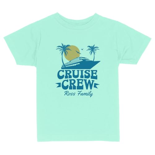 Cruise Crew Ross Family Toddler Kids T-Shirt 2T Chill Blue