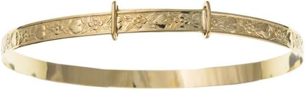 Ladies Expanding Bangle 9ct Gold