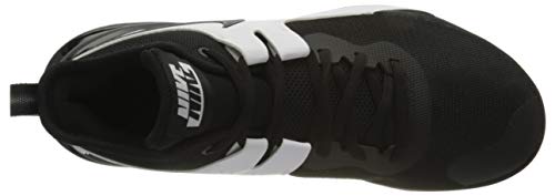 Tênis de basquete masculino Nike, UE, Black/Black/White, 7