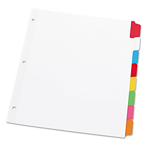 Universal 20819 Write-On/Erasable Indexes, Eight Multicolor Tabs, Letter, White #TOP27