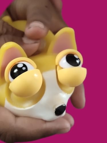 KITT Eye Popping Stress Relief Sheep/Dog Toy/Squeeze Toy/Kids Fun Toy/Adult Stress Relief Toy/Prank Animal Toy/Soft Toy/Squeeze and Eye Popping Toy (Yellow Corgi) (B0DBG39L8K) Amazon Price History, Amazon Price Tracker