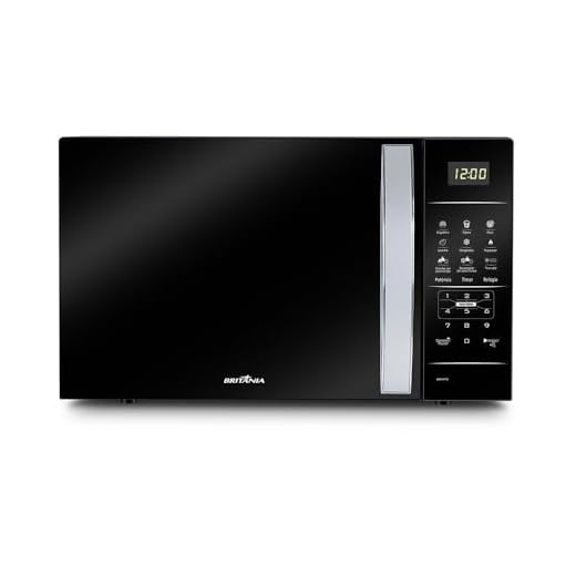 Micro-ondas Britânia 34 Litros Porta Espelhada Preto 1400w Bmo34pb 220v