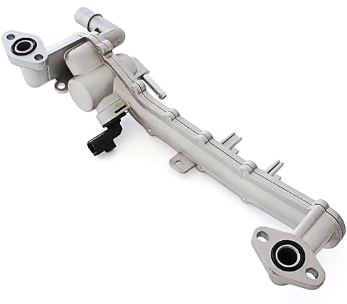 AUCERAMIC Aluminum Heater Manifold Coolant Tube With Sensors Fit for Land Rover LR4 Range Rover Range Rover Sport V8 5.0L 2010-2020 Replaces LR109402 LR018273