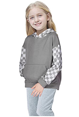 Image of Deeorla Little Boys Girls Cotton Tie Dye Hoodies Long Sleeve Pullover Sweatshirts for Big Kids 5-15Years