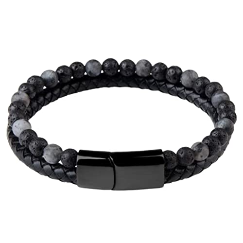Eayoly Bracelets de Perles Humanic Maxhematie - Bracelets en Perles Humanic+ Pro Maxhematie,Humanic Beaded Bangles Tiger Eye Gemstone Lava Rock Bracelet pour Femmes Hommes Cover