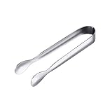 Verwendung: Diese Mini-Utensilienzange ist vielseitig einsetzbar, sie kann nicht nur zum Auffangen von Eiswürfeln in Bars, Restaurants oder Milchtee-Geschäften verwendet werden, sondern kann auch helfen, einige kleine Dinge wie Zucker, Salat, Kekse, Brot, Wurst, Teebeutel oder sogar Käse zu fangen.
