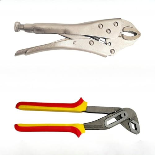 Alicate ajustável para bomba de água Cabo de borracha Alicate de pressão de bloqueio de 10 pol.(Alic