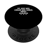 Cavalier King Charles Spaniel Manger Sommeil Promenade Mon Chien PopSockets PopGrip Interchangeable