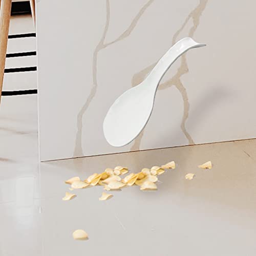 Tp Melamine Spoon Rest For Kitchen Counter, Large Spoon Holder For Stove Top Spatula Holder Utensil Rest Kitchen Accessories Modern Farmhouse Kitchen Decor, White #TOP6