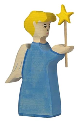 Holztiger Engel mit Stern, 80288
