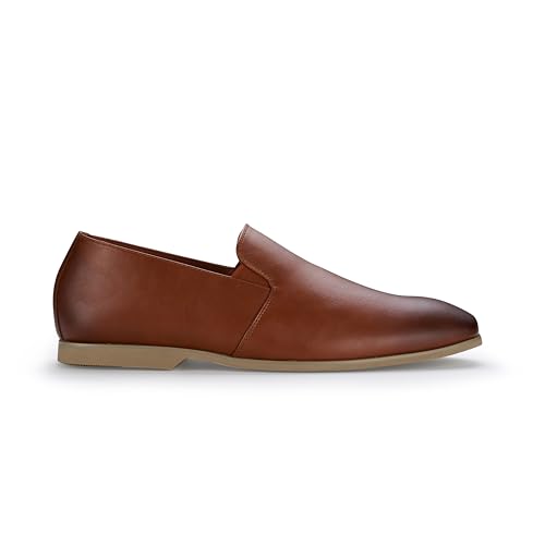 Image of Ferro Aldo Men's Slip-On Loafers | Woven Espadrille & Classic Styles | Casual & Formal Dress Shoes