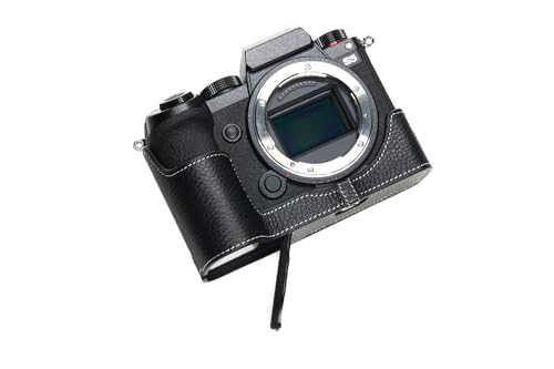 TP Original Panasonic S5 Mark ii S5 M2 専用 オープナブルタイプ 本革 ボディケース 黒色(底面開閉)