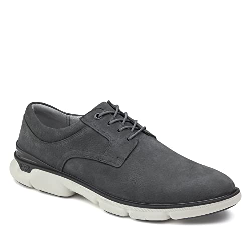 Johnston & Murphy Men’s XC4 Tanner Plain Toe Dress Casual Shoe, Dark Gray Nubuck, 9.5 M