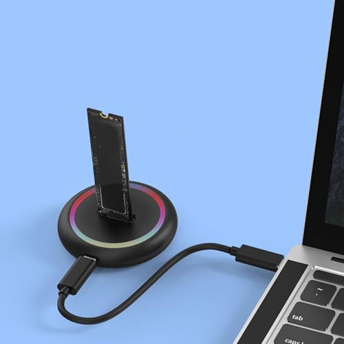 Adaptador Lector M.2 NVMe SSD USB C 10Gbps Toaster Style miniatura 5
