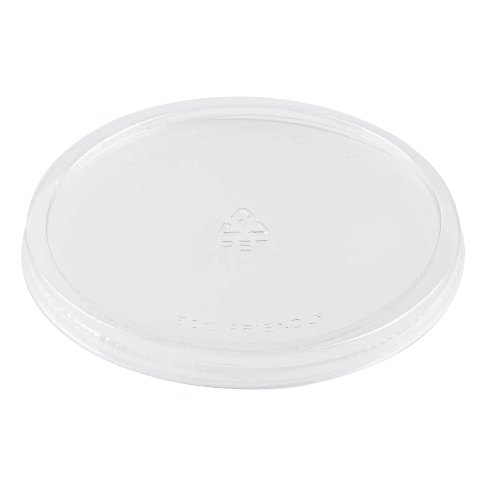 Restaurantware LIDS ONLY: 7 Ounce Plastic Salad Bowl Lids 200 Recyclable Lids For 7 Ounce Salad Bowls - Round Disposable Clear Plastic To Go Bowl Lids Bowls Sold Seperately