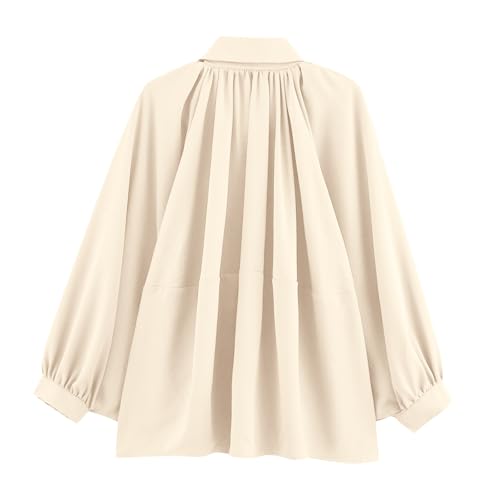 Puffer Bomber Jacket Women Bawting Sleeve Oversized Bubble Jackets Lightweight Zip Front Pleated Shirts Streetwear3