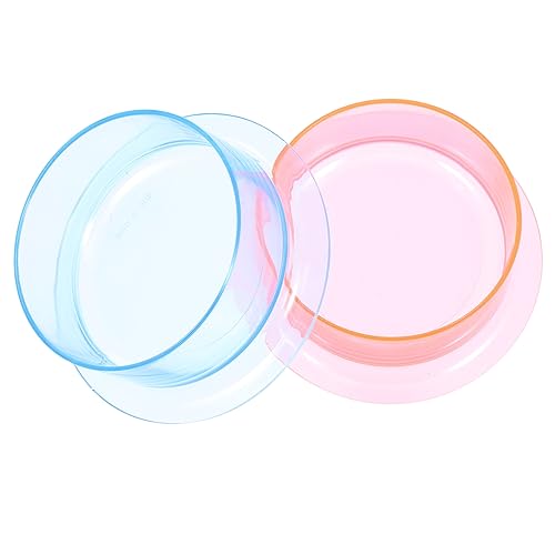 ibasenice 2Pcs Pet Water Bowl Plastic Hamster Feeder and Water Container for Pets and Easy to for Hamsters Guinea Pigs and Other Animals
