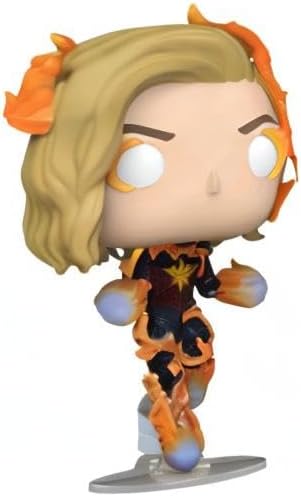 Miniatura 3 de Pop! Marvel Collector Corps Exclusive The Marvels Captain Marvel #1265 con estuche acrílico gratis