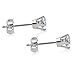 1/2Ct Round Brilliant Cut Diamond Stud Earrings in 14K Gold Classic Setting